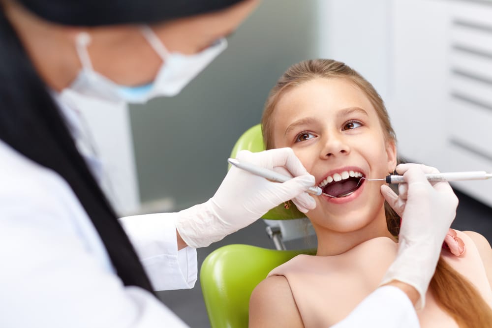 Young girl at the dentist - Pediatric Dentist in Gahanna, Ohio